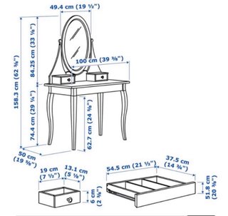 Tocador Blanco Ikea Hemnes