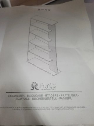 Estantería Comedor Blanca y Madera