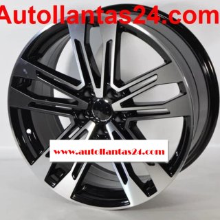 Kit 4 llantas para audi cortea black 18 r998892