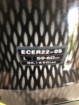 Casco de moto Unik negro y gris talla L