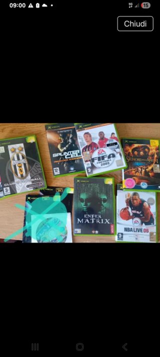 Videogiochi Xbox: Splinter Cell, FIFA 2005, NBA Li