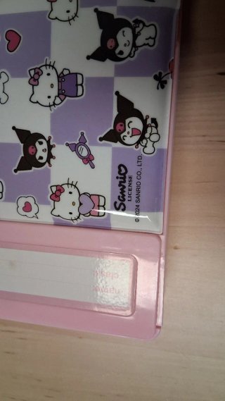 Estuche Hello Kitty y Kuromi con calculadora