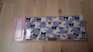 Estuche Hello Kitty y Kuromi con calculadora