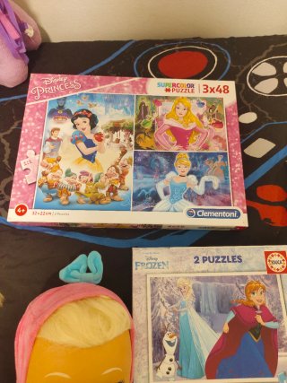 Lote Juguetes: Muñecas y Puzzles