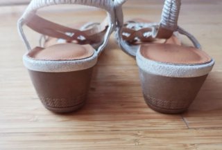 Sandalias Talla 41 Plata