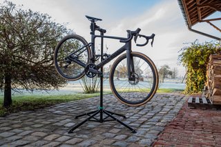 Soporte Taller Bicicleta Easywork III Negro Plegable