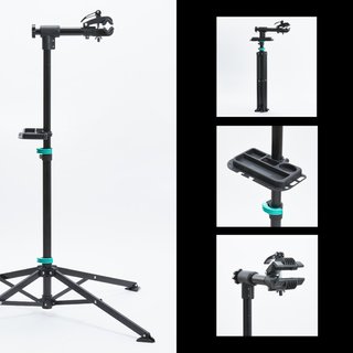 Soporte Taller Bicicleta Easywork III Negro Plegable