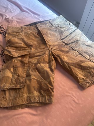 G-Star RAW Pantalones Cortos Camuflaje Talla W34