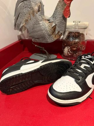 Nike Dunk Low Black White Talla 40.5