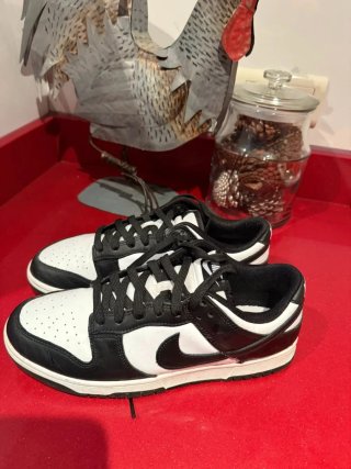 Nike Dunk Low Black White Talla 40.5