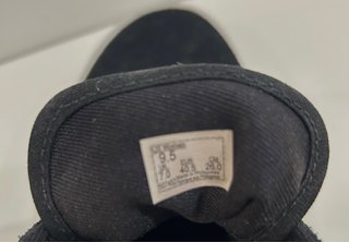 Zapatillas Vans Piel y Lona Negras