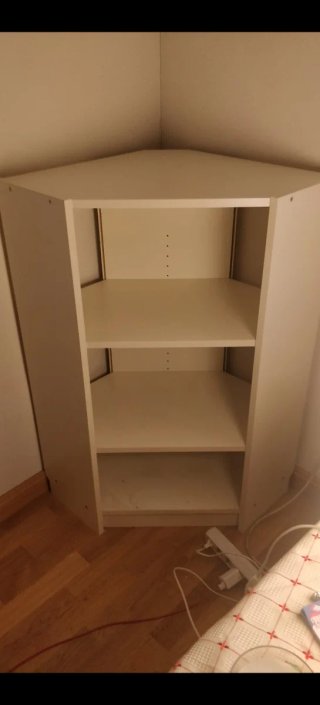 Mueble de esquina 2 baldas