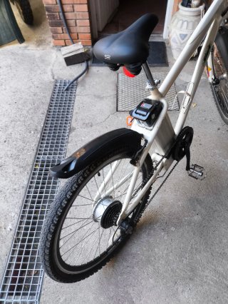 Bicicleta Eléctrica Blanca