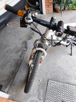 Bicicleta Eléctrica Blanca