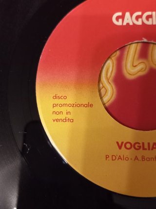 Voglia di Gaggia Gadget 45 Giri