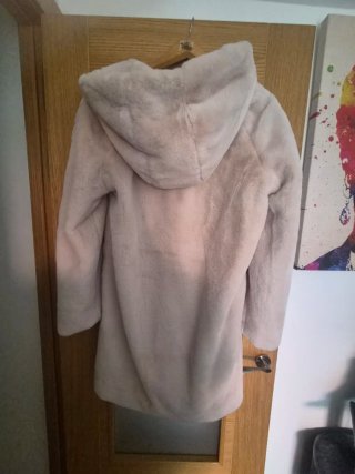 Chaquetón de pelo rosa talla única