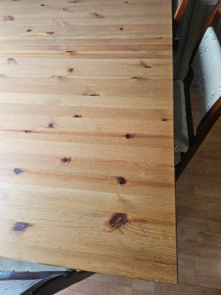 Mesa comedor extensible de madera