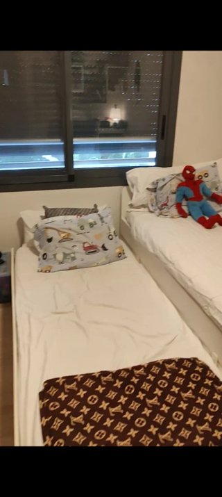 Cama nido IKEA blanca con colchones. Porte incluid