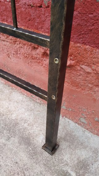 Cabecero de forja / hierro 125 cm – Estilo rústico
