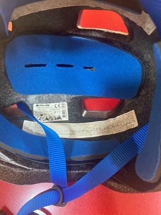 Casco B-Twin niño azul 53-56 cm