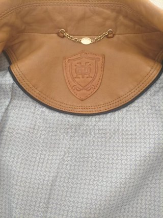 Chaqueta Biker Piel Massimo Dutti Marrón