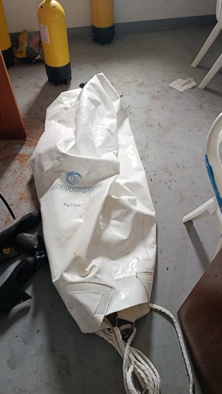 Globo elevador buceo 1500kg Subacqua
