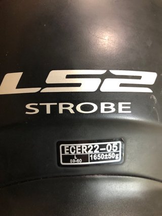 Casco Moto LS2 Negro con Bolsa