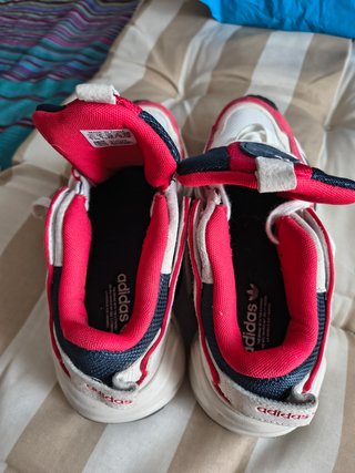 Zapatillas Adidas Mujer Talla 38 Beige/Rojo
