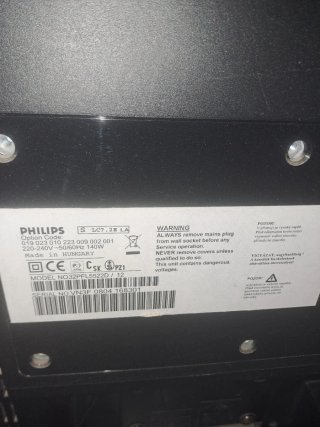 Televisor Philips Negro