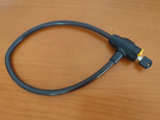 Candado de cable con llave