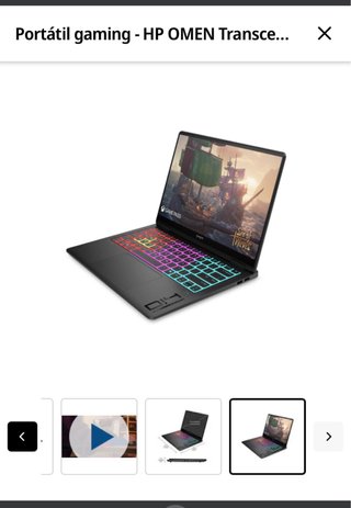 Portátil gaming HP OMEN Transcend 14-fb1004ns