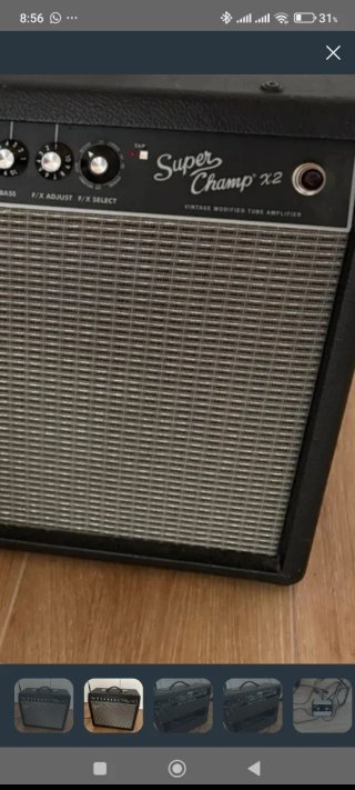 Amplificador Válvulas Fender Super Champ X2