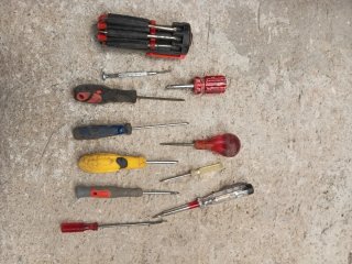 Lote de Destornilladores Variados Sobre 100