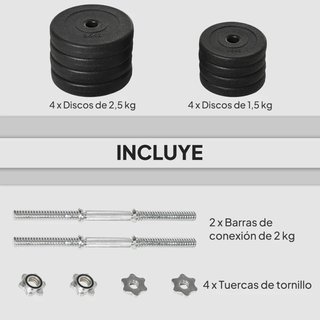 Juego Mancuernas Ajustables