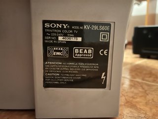 Cambio Televisor Sony Trinitron Stereo 29”