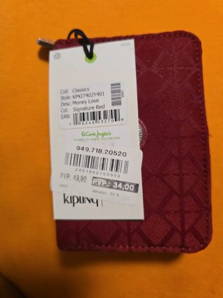 Cartera Kipling Roja