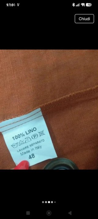 Blazer Lino + Canotta Seta Donna 48
