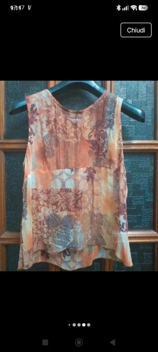 Blazer Lino + Canotta Seta Donna 48