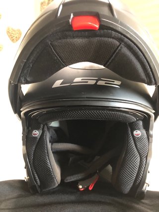 Casco Moto LS2 Negro Mate