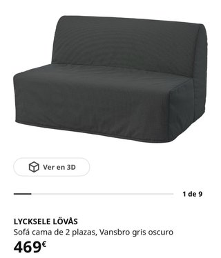 Sofá Cama IKEA 2 Plazas