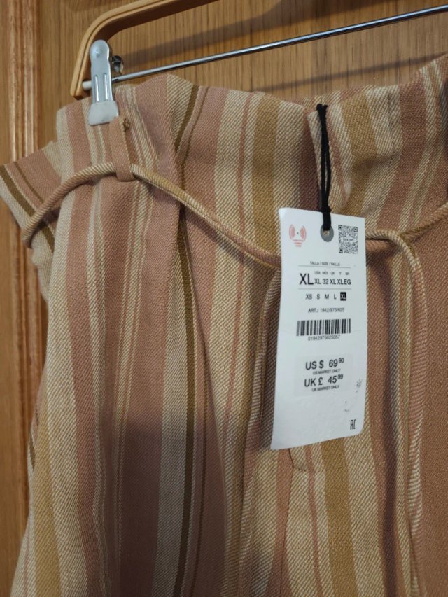 Shorts Zara rayas XL