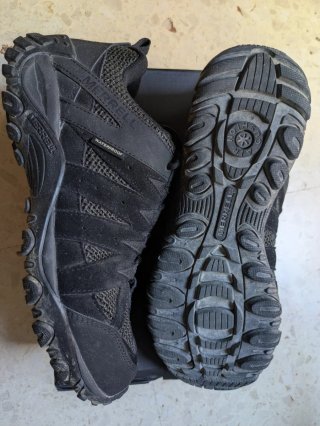 Zapatillas Merrell Senderismo Trekking Negras