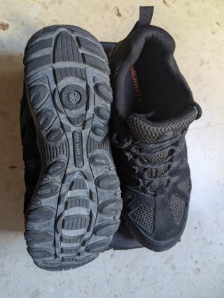 Zapatillas Merrell Senderismo Trekking Negras