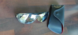Gafas con espejo cristal de una pieza