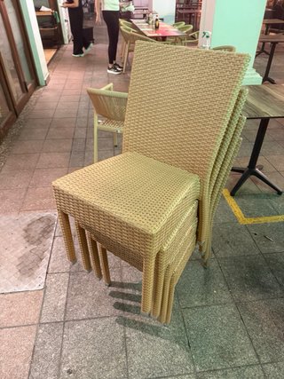 70 Sillas de mimbre para exterior