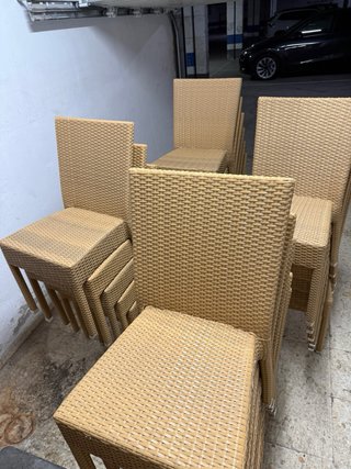 70 Sillas de mimbre para exterior