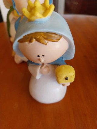 Belen infantil de 7 pzs resina