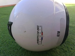 Casco Astone GTO. Talla S, color blanco