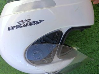 Casco Astone GTO. Talla S, color blanco