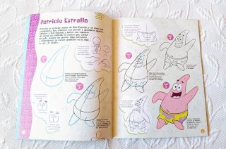 Cuaderno para aprender a dibujar a Bob Esponja